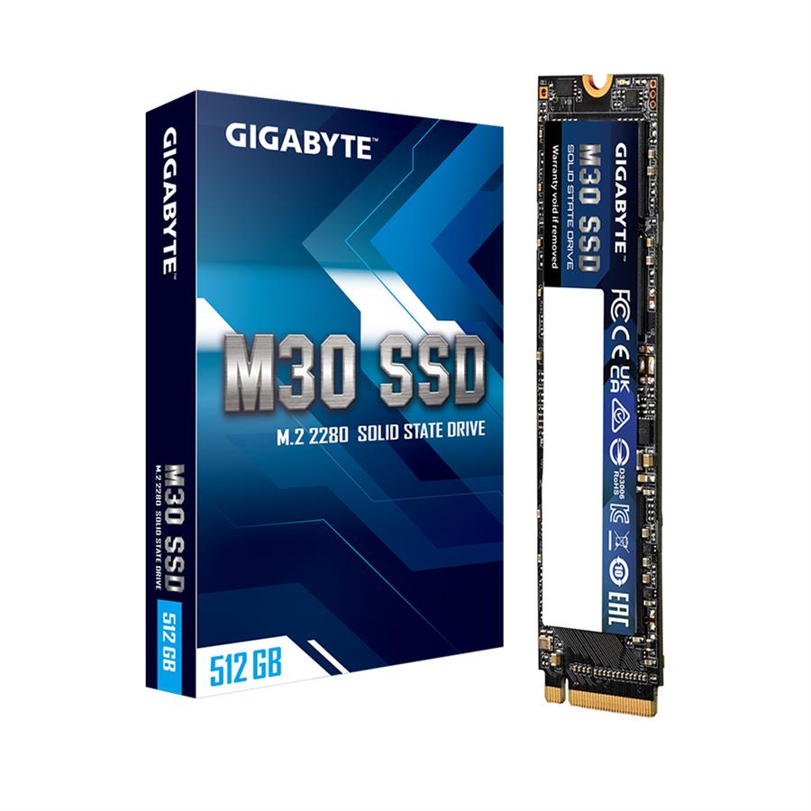 Disco SSD Gigabyte M30 512GB M.2 NVMe Gen 3 x4