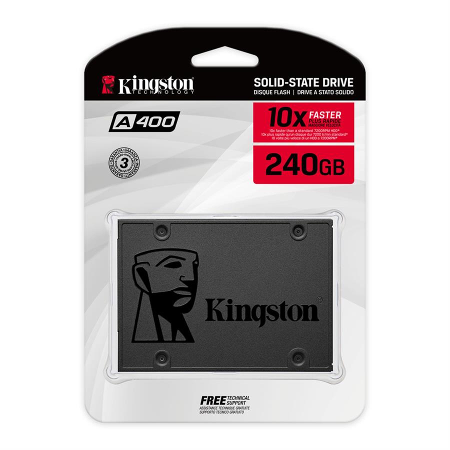 Disco SSD Kingston A400 240GB Sata Interno 7mm