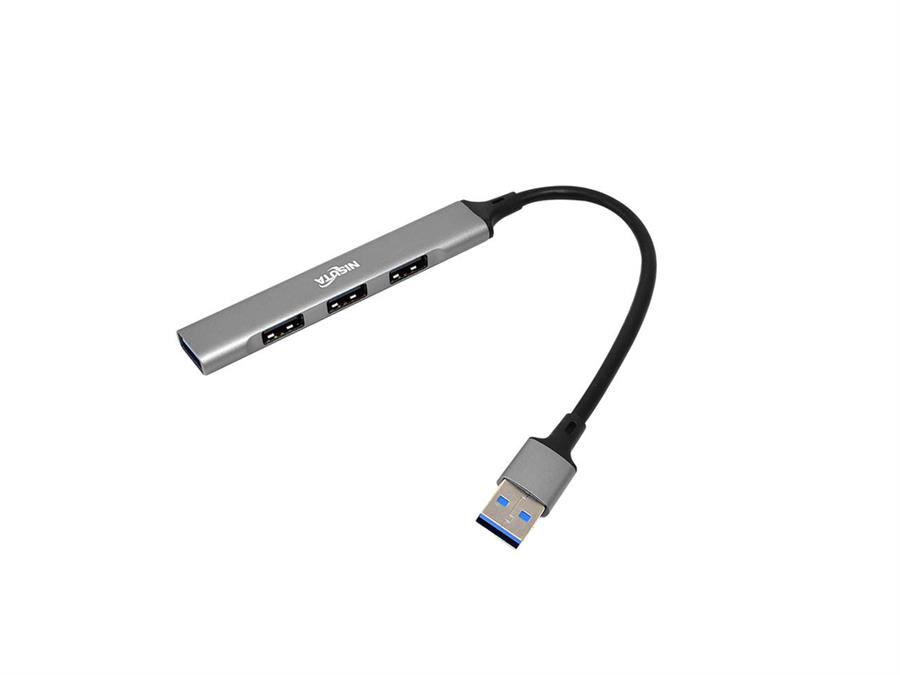 Hub USB 2.0 De 3 puertos USB 2.0 y 1 puerto USB 3.0 Nisuta