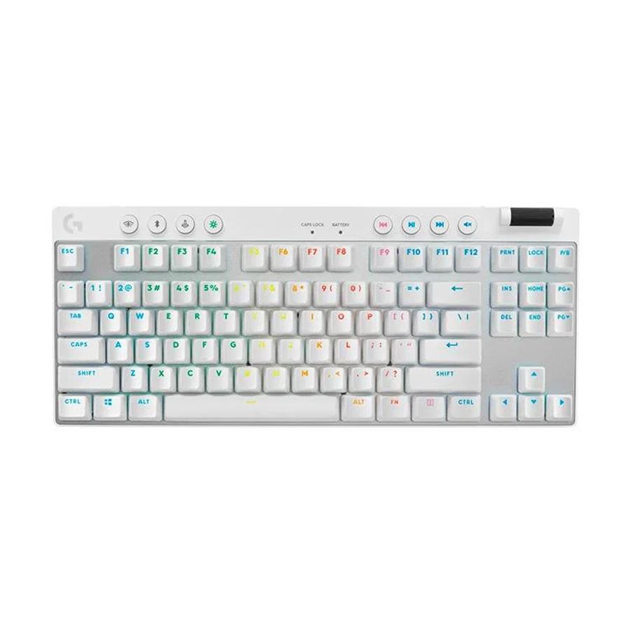 Teclado Gamer Logitech G Pro X TKL Lightspeed White