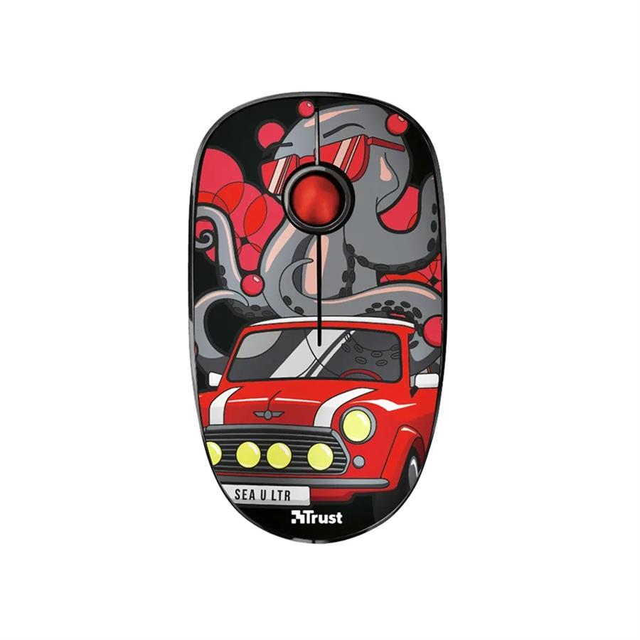 Mouse Trust Sketch Silent Wireless Red