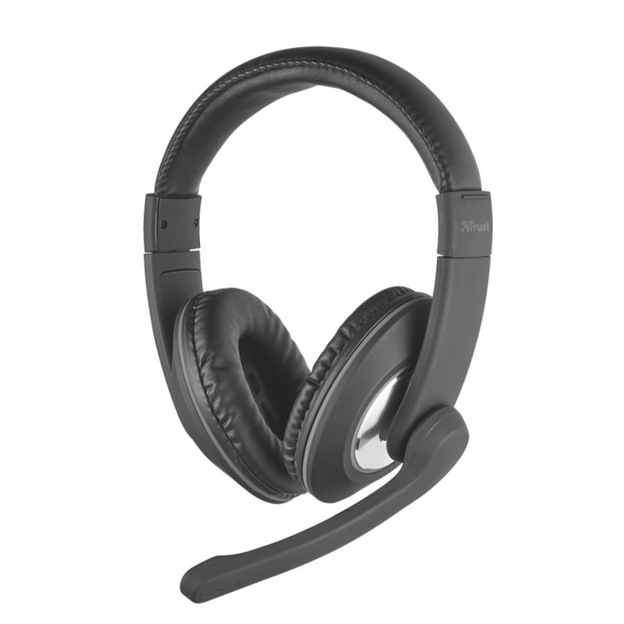 Auriculares Gamer Trust Reno Black