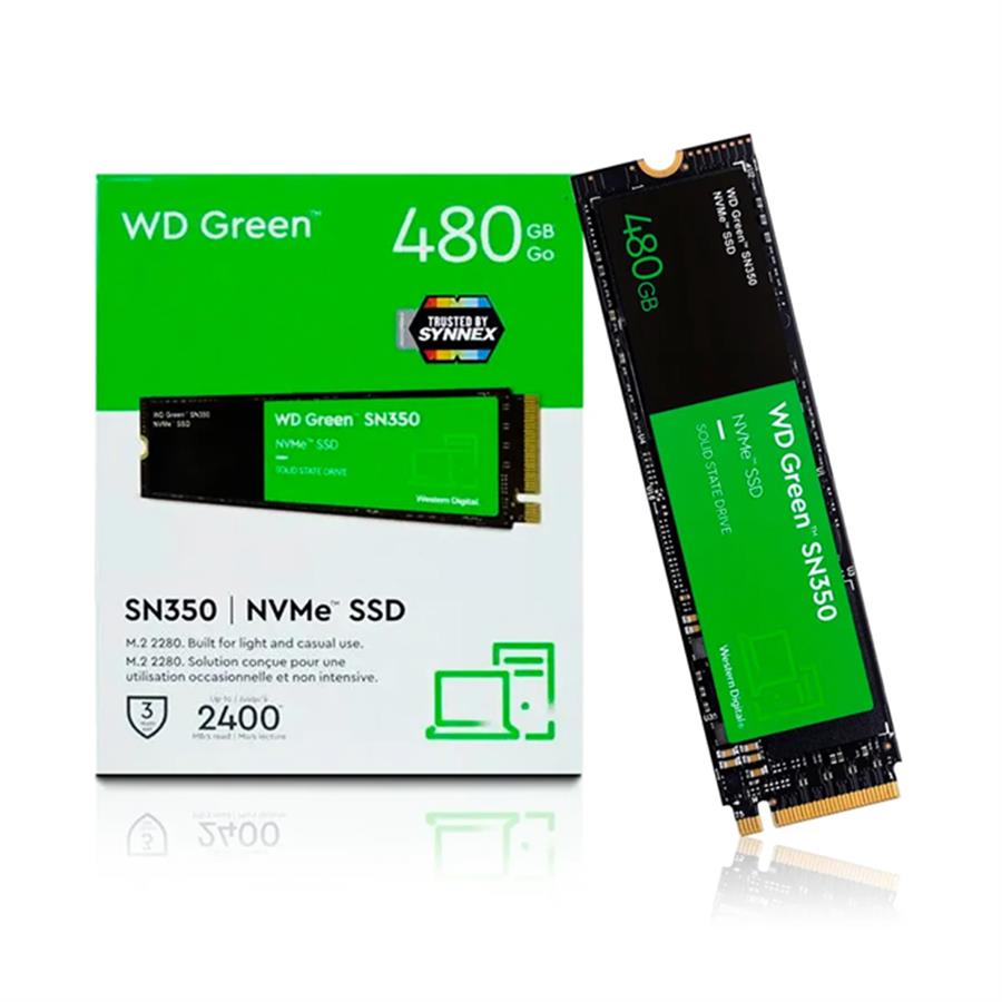 Disco SSD WD Green SN350 480gb M.2 NVMe