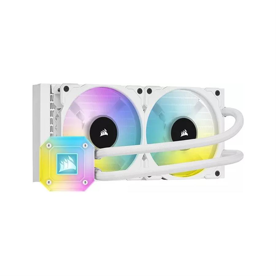 Water Cooler Corsair iCUE H100i RGB Elite 240mm White